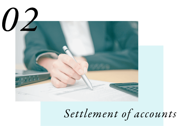 Settlement of accounts