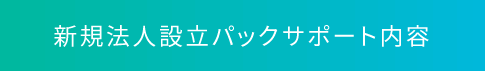 新規法人設立パックサポート内容